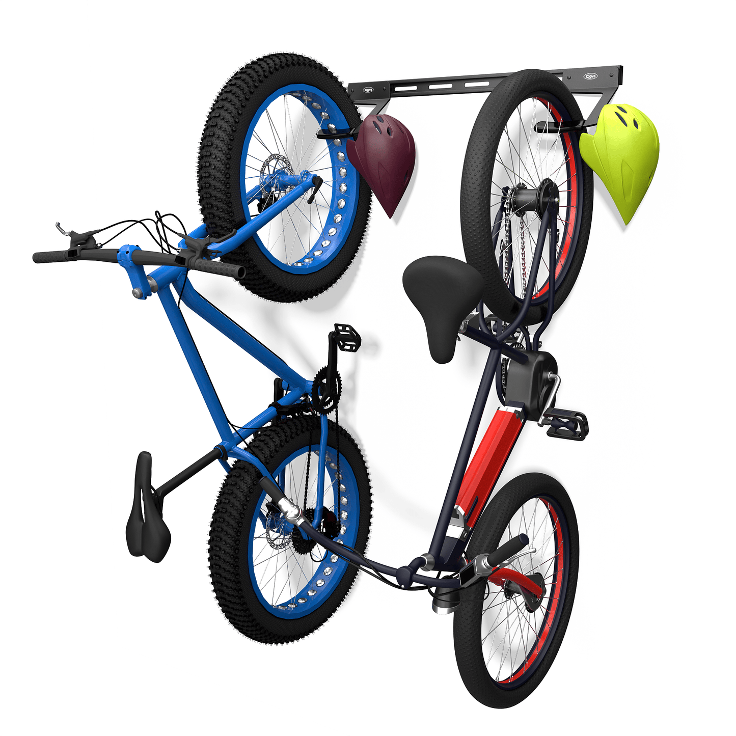 Koova E-Bike Wall Rack for 2 Jumbo Bikes