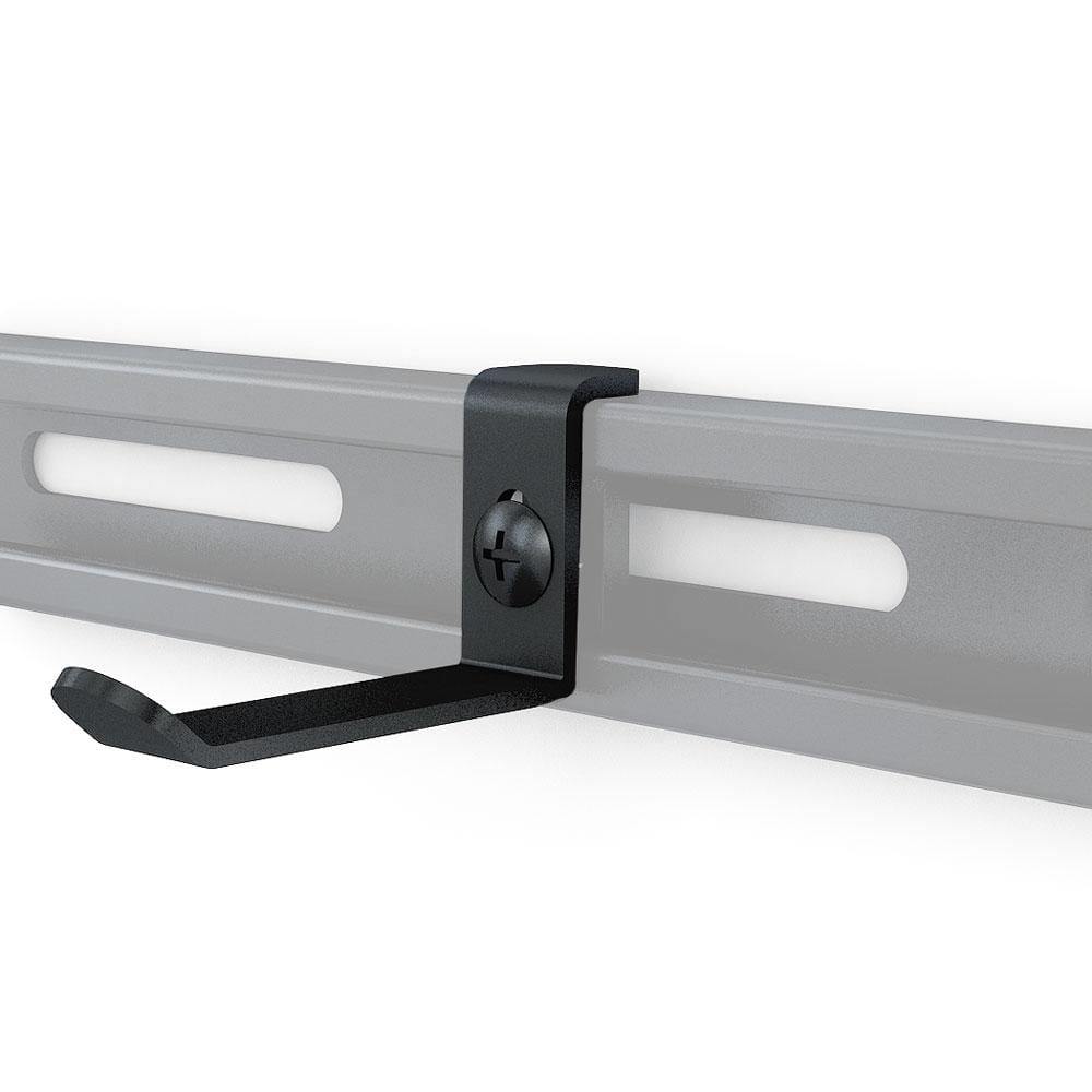 Bike helmet wall hanger for bike rack system