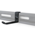 Bike helmet wall hanger for bike rack system