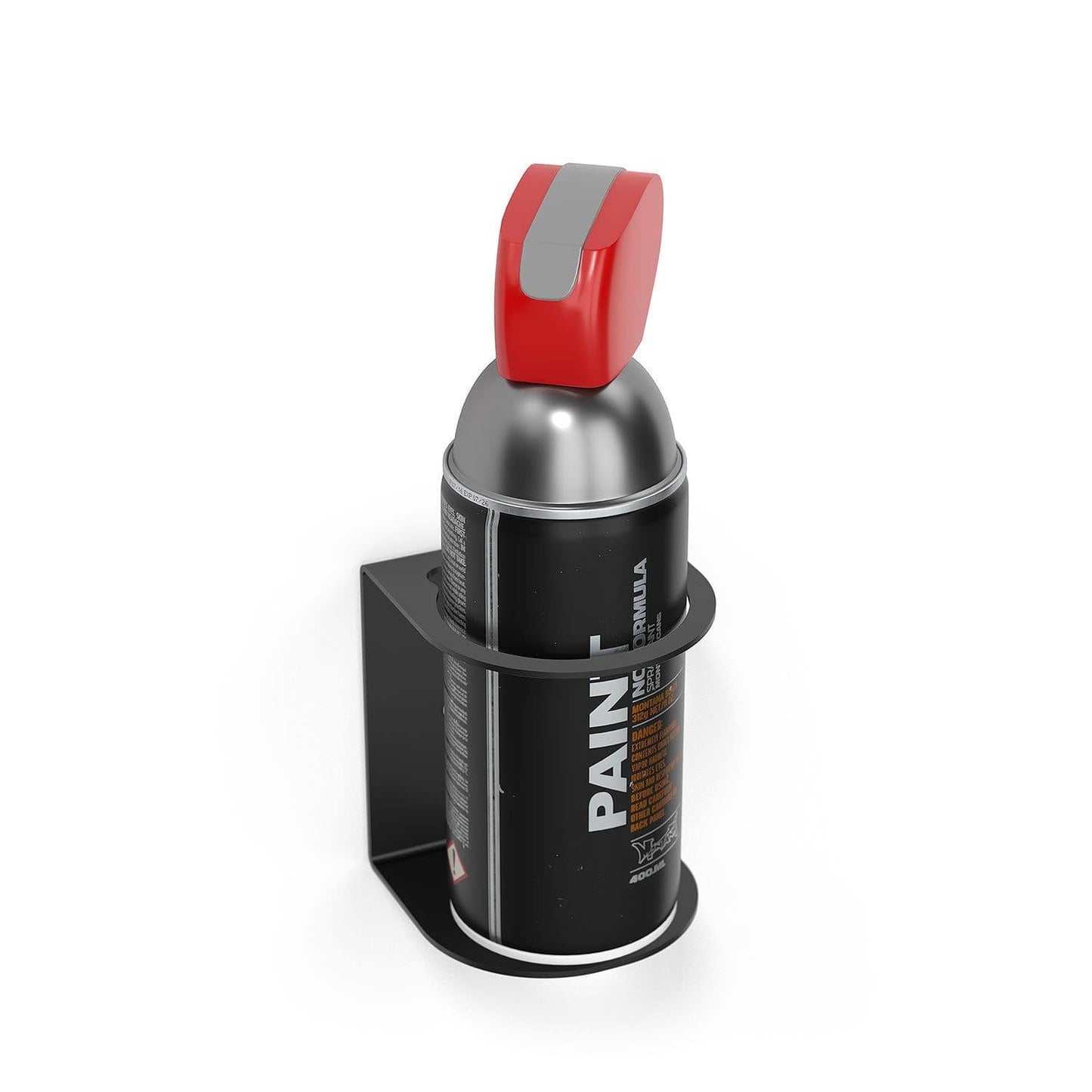 Mount your spray cans on the wall for quick and easy access
