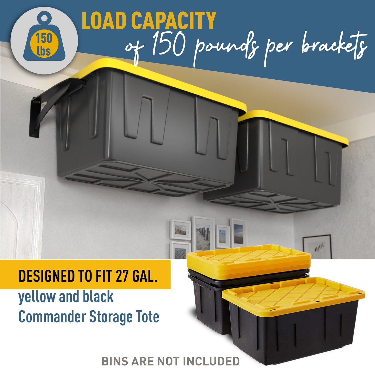 Koova Classic WallBin Storage System for Garage or Shed Organization