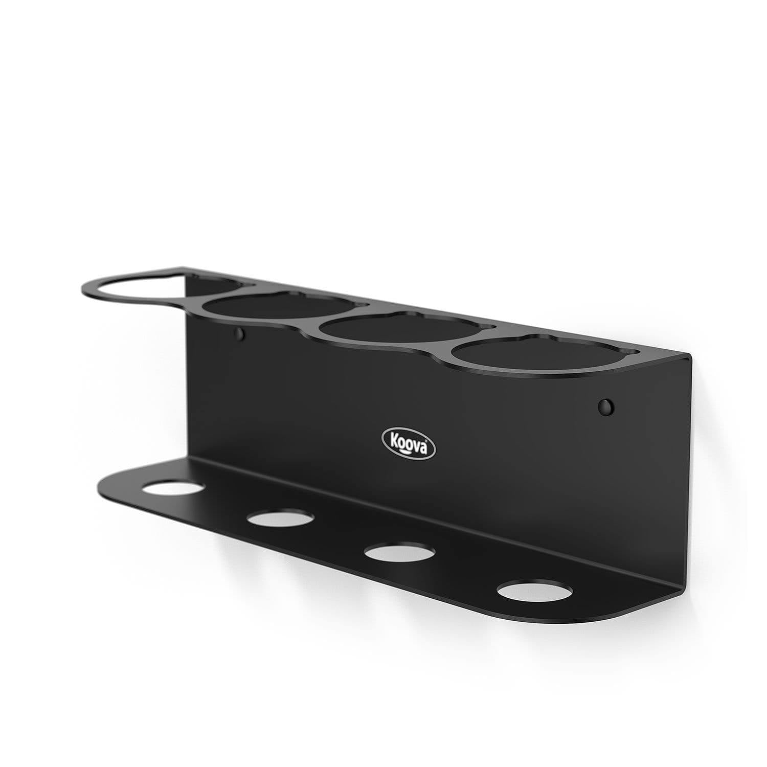 Wall mount 4 spray cans on the wall of your garage, shed, workbench, hobby room, craft room, or laundry room