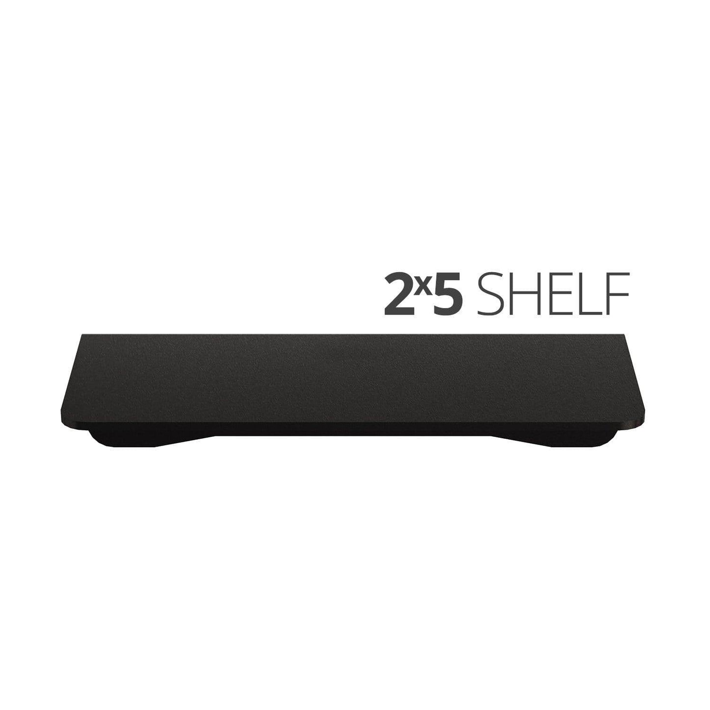 Small wall mounted shelves for home, office and garage - 2x5 top
