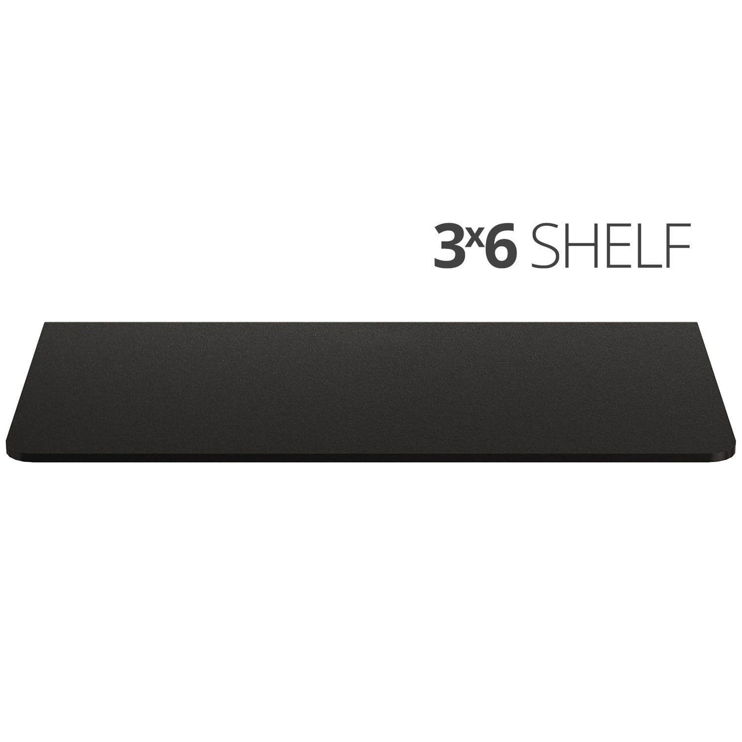Small wall mounted shelf for home, office and garage - 3x6 top