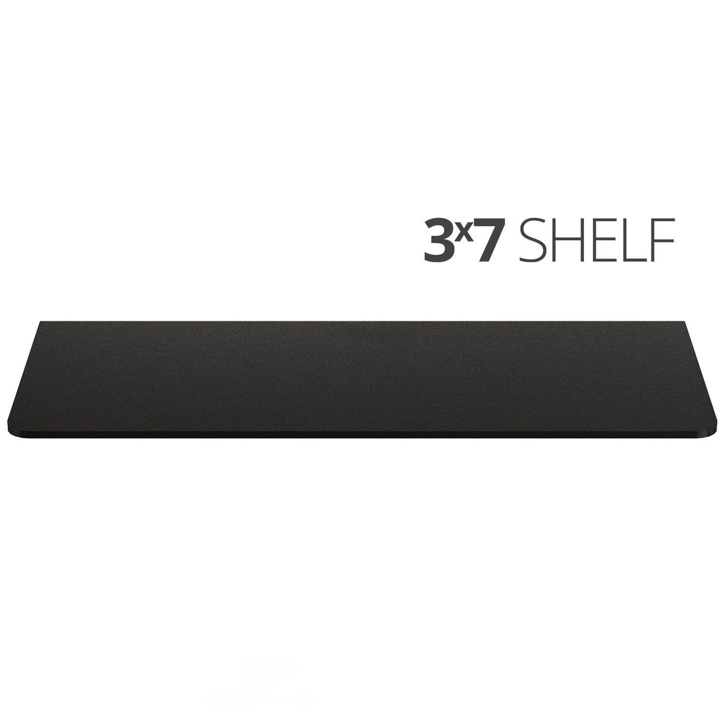 Small wall mounted shelf for home, office and garage - 3x7 top
