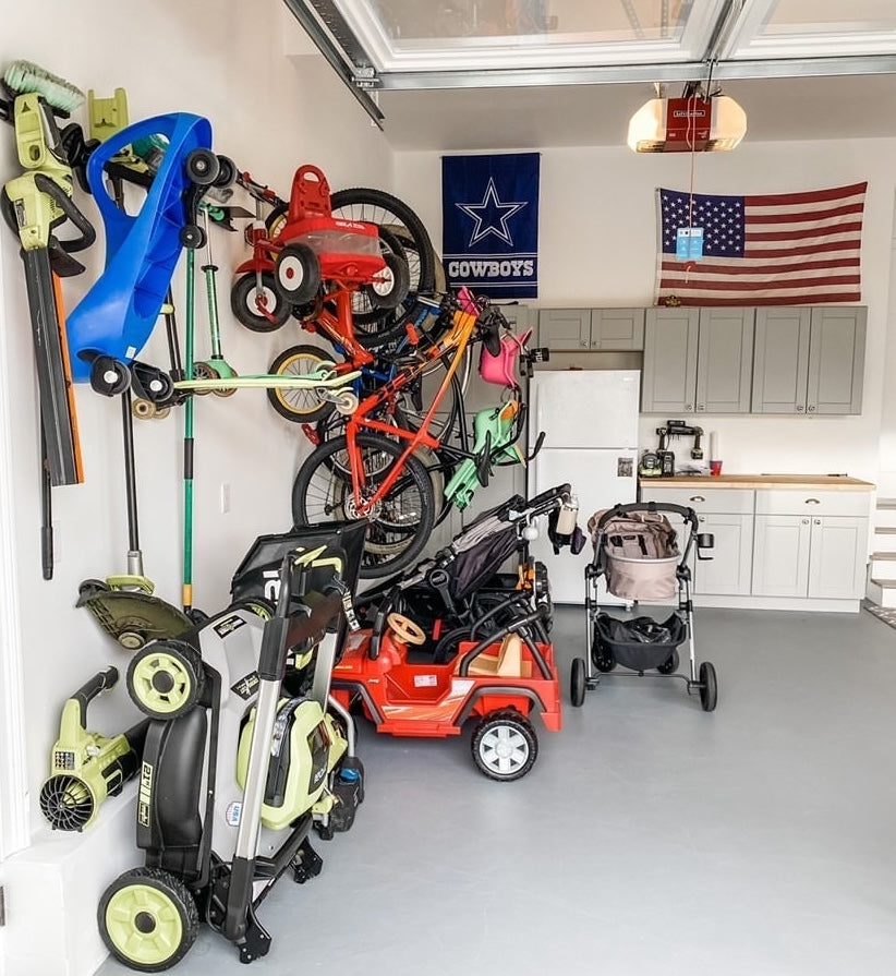 Power mulling Wheels Garage Storage