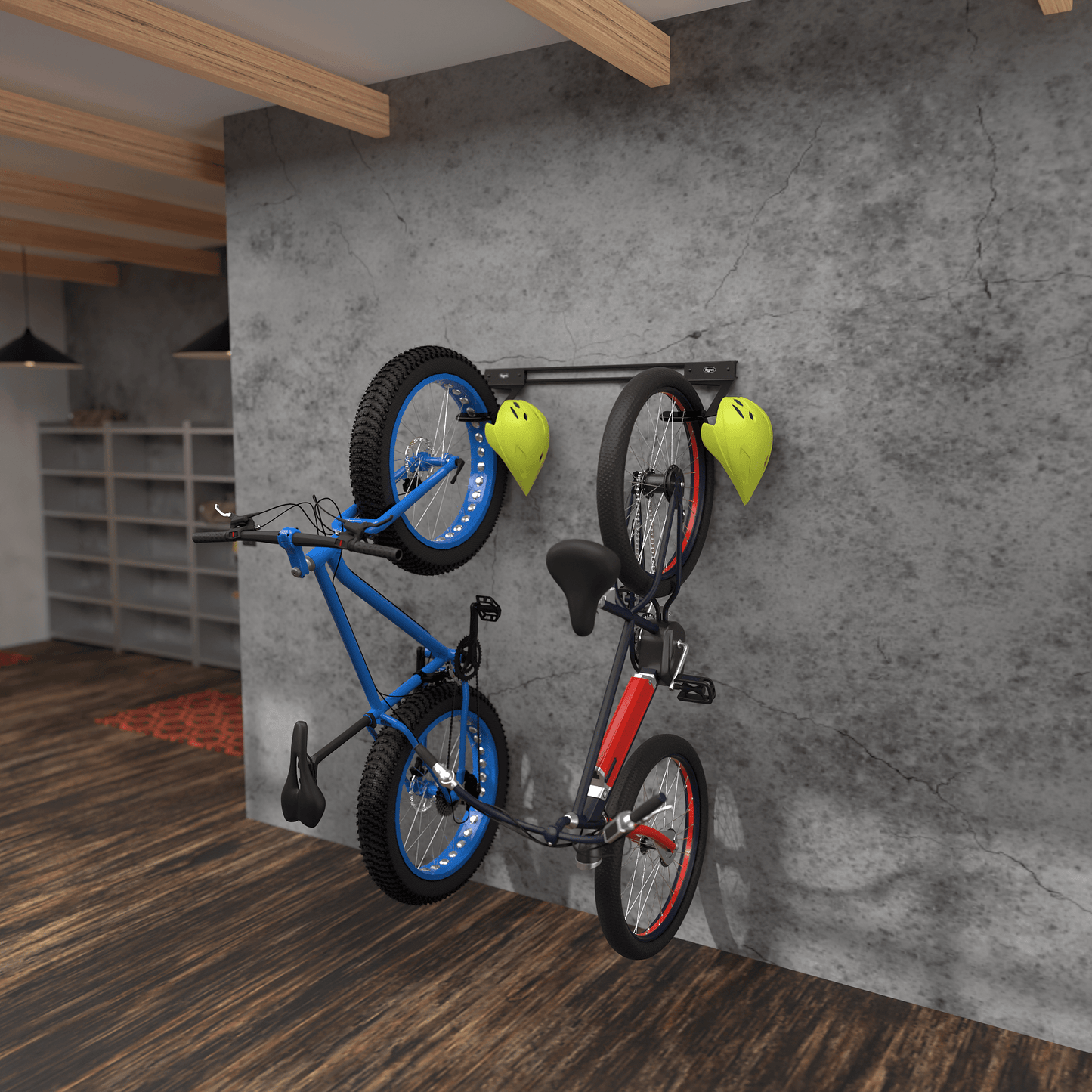 Koova E-Bike Wall Rack for 2 Jumbo Bikes