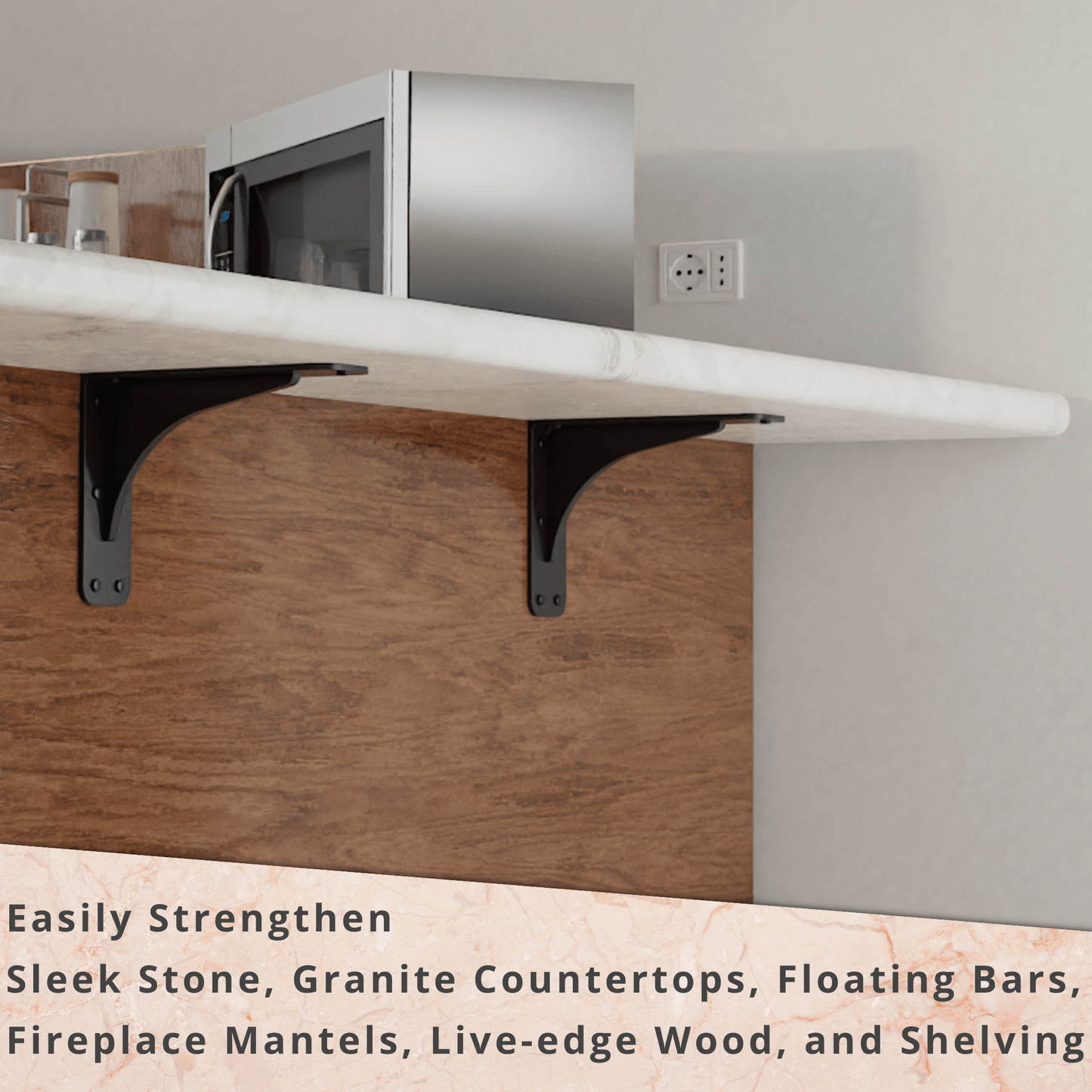 Gladiator Low Profile Granite Countertop Brackets