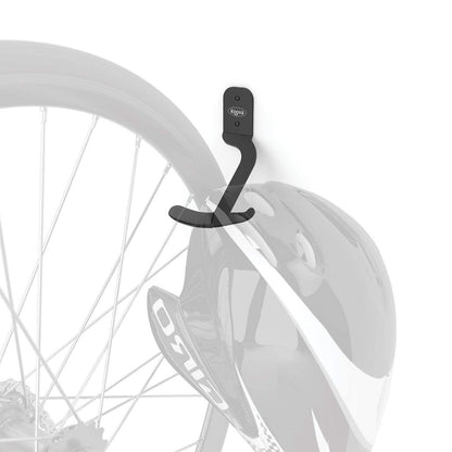 Wall mounted bike mount for single bicycle