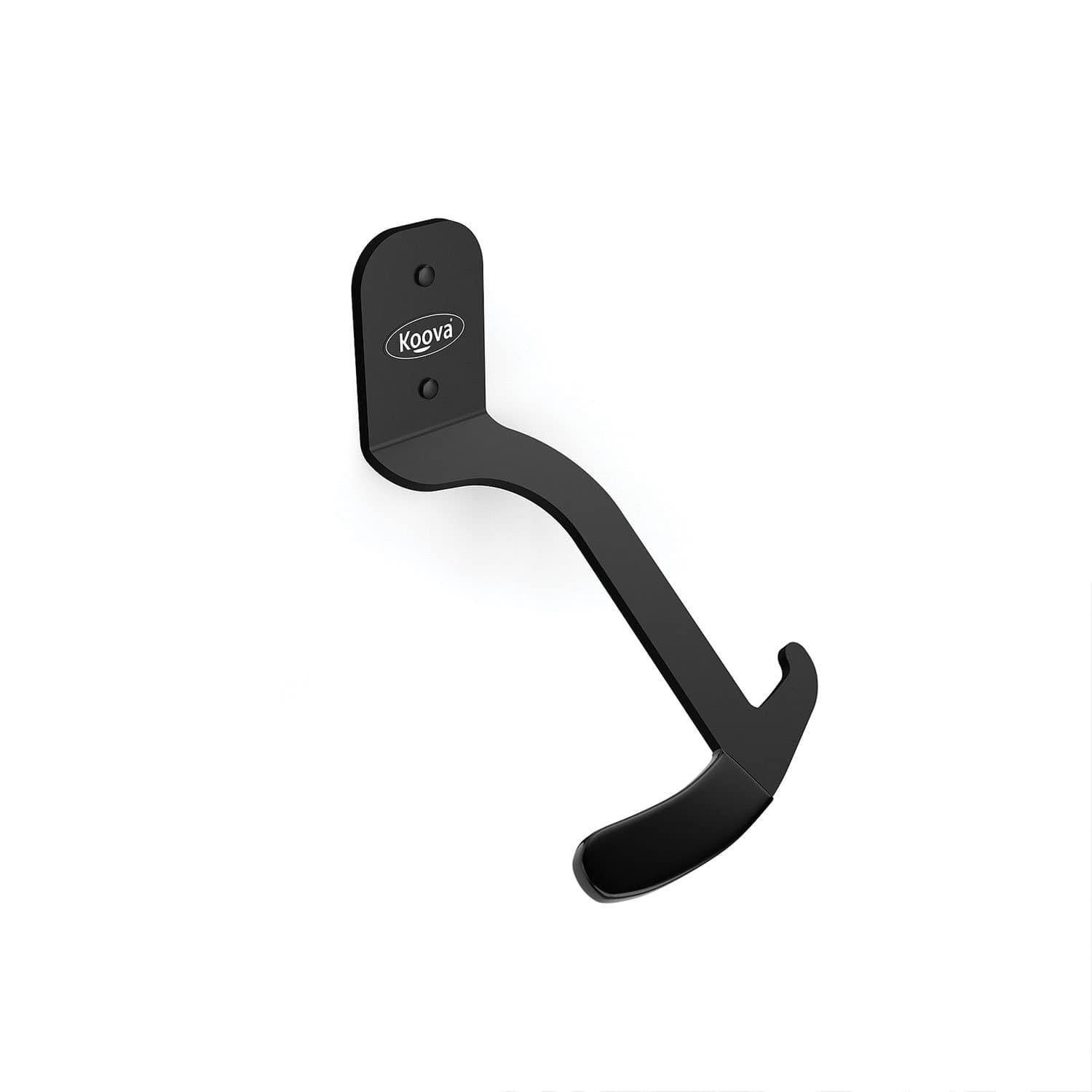 Single bike hook, mounts on wall for vertical bicycle storage