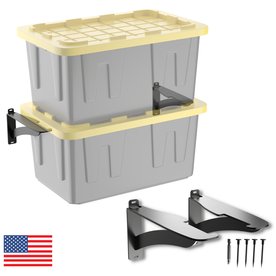 Wall Bin Storage System for Garage or Shed Organization