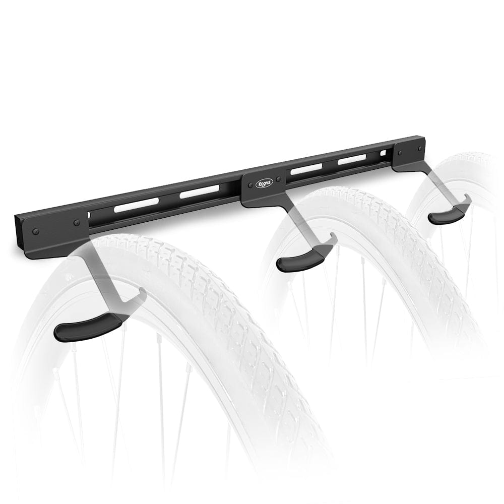 Wall Mounted Bike Rack for 3 Bikes