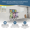 3 Bike Bike Rack For Garage Wall Organize Your Garage Koova 3-bike-bike-rack-for-garage-wall-organize-your-garage-koova