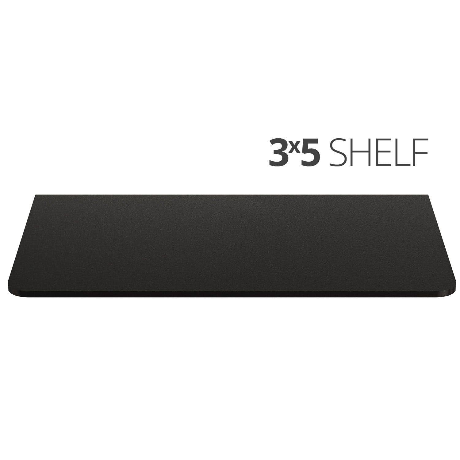 Small wall mounted shelf for home, office and garage - 3x5 top