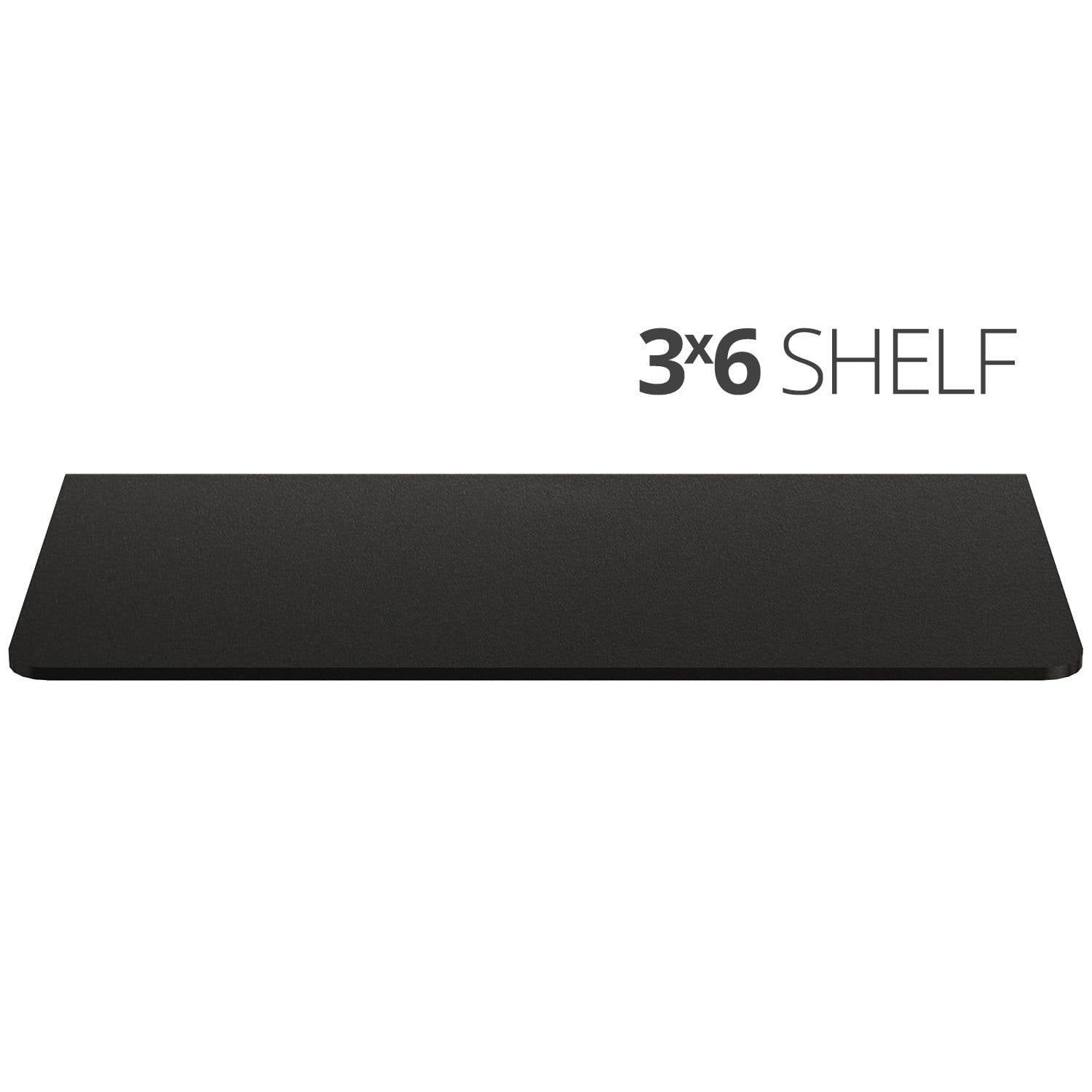 Small wall mounted shelf for home, office and garage - 3x6 top
