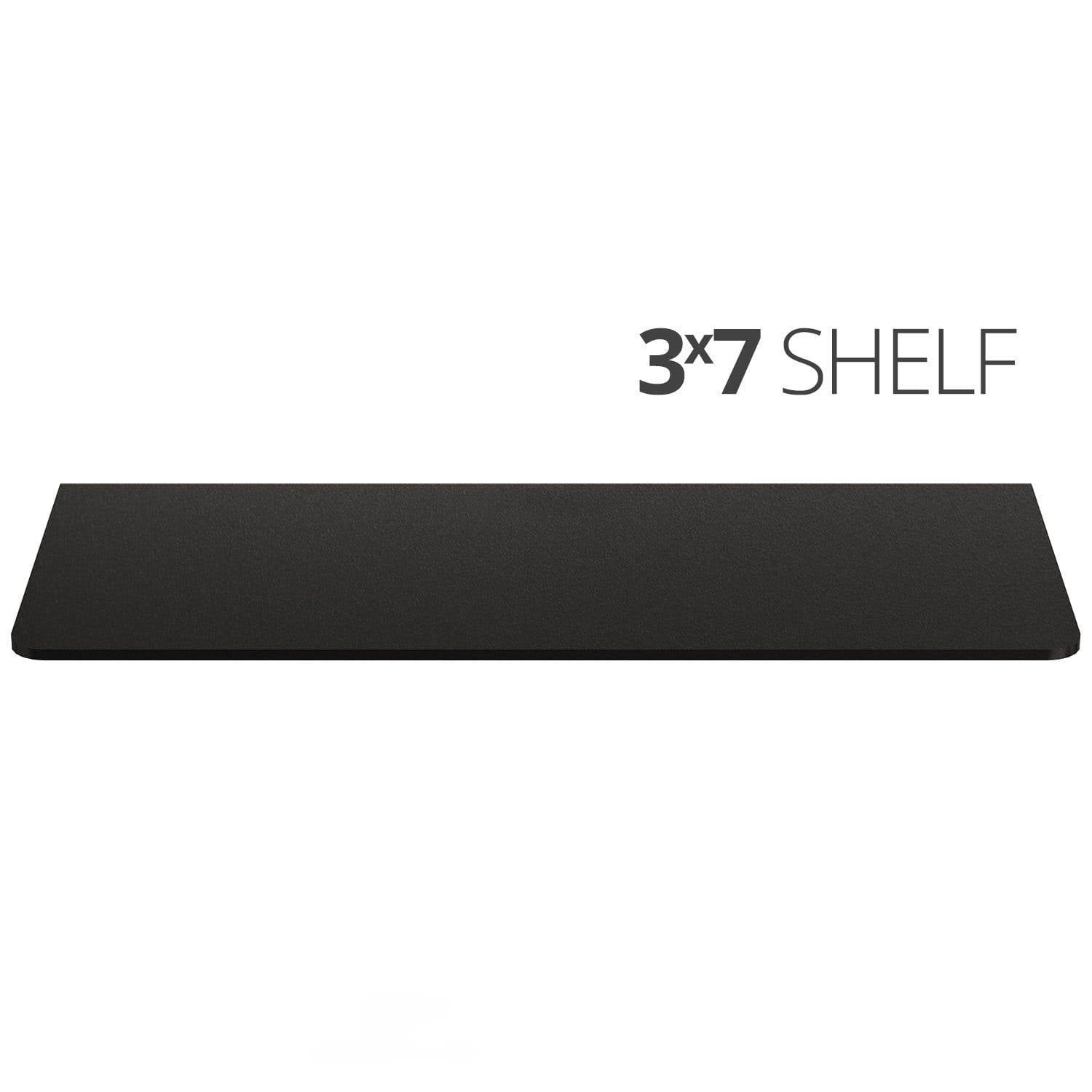 Small wall mounted shelf for home, office and garage - 3x7 top