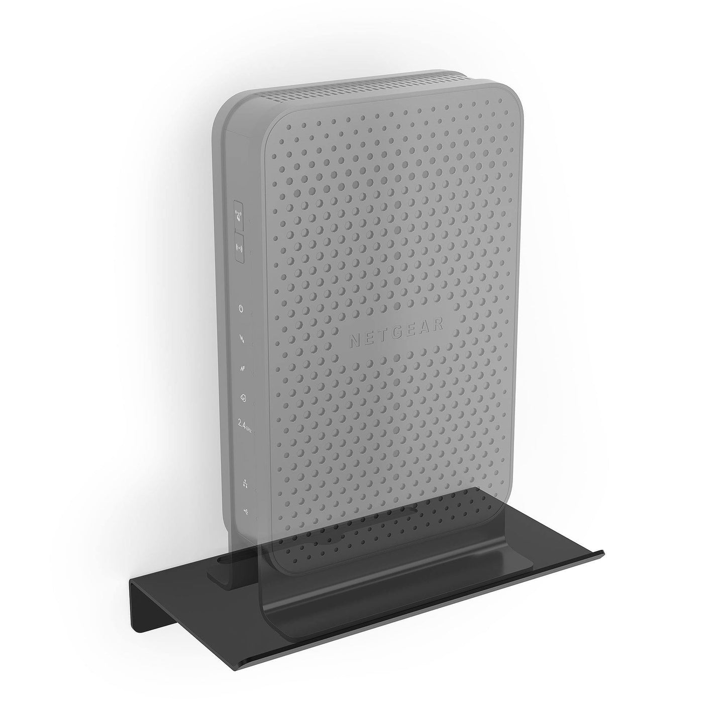 Small wall mounted router, extender, mesh node, or speaker shelf
