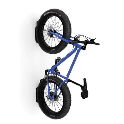 Jumbo bike hook for fat tire bikes - store your bike vertically on the garage wall