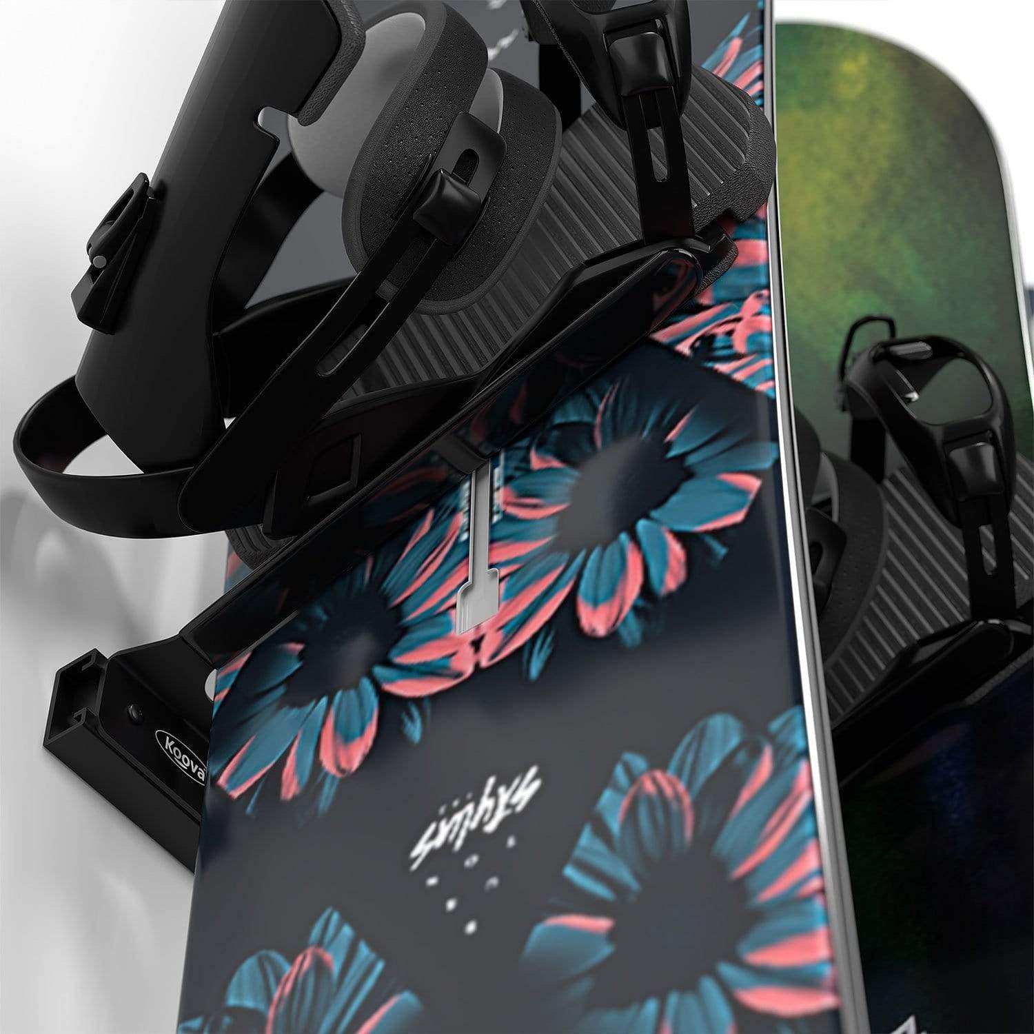 Unique snowboard wall mount protects your snowboard surfaces
